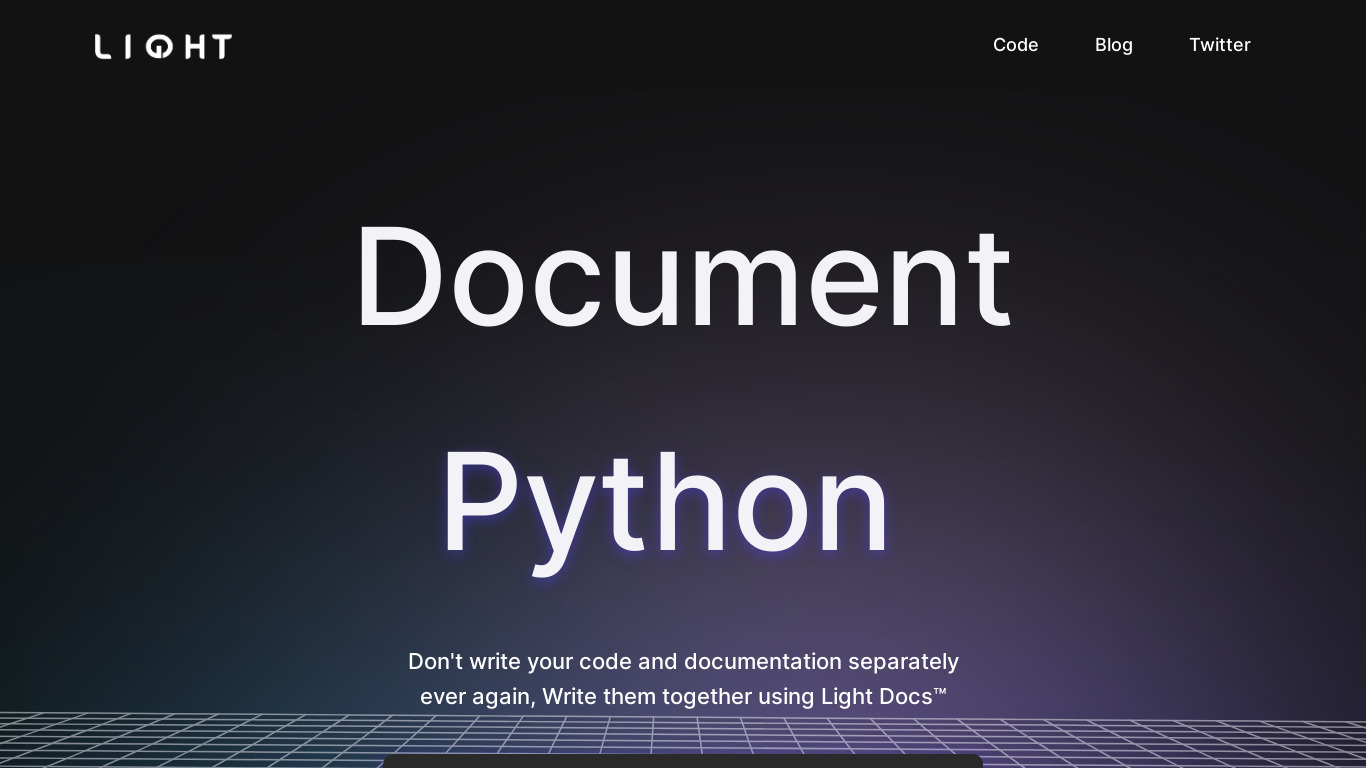 lightaibeta.com LightMail Landing page