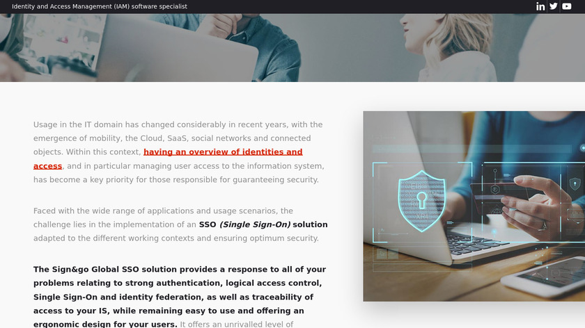 Sign&go Global SSO Landing Page
