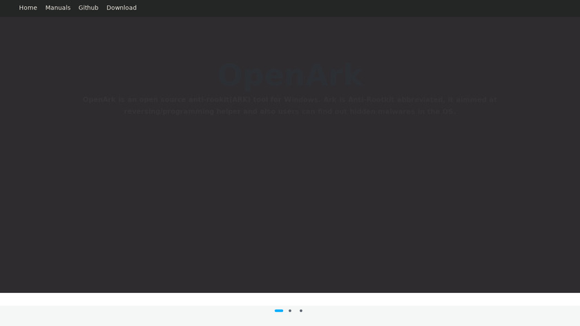 OpenArk Landing Page