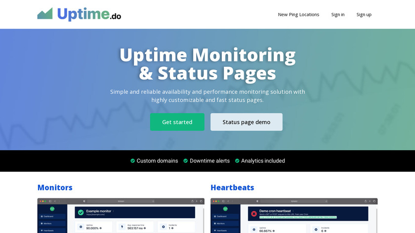 Uptime.do Landing Page