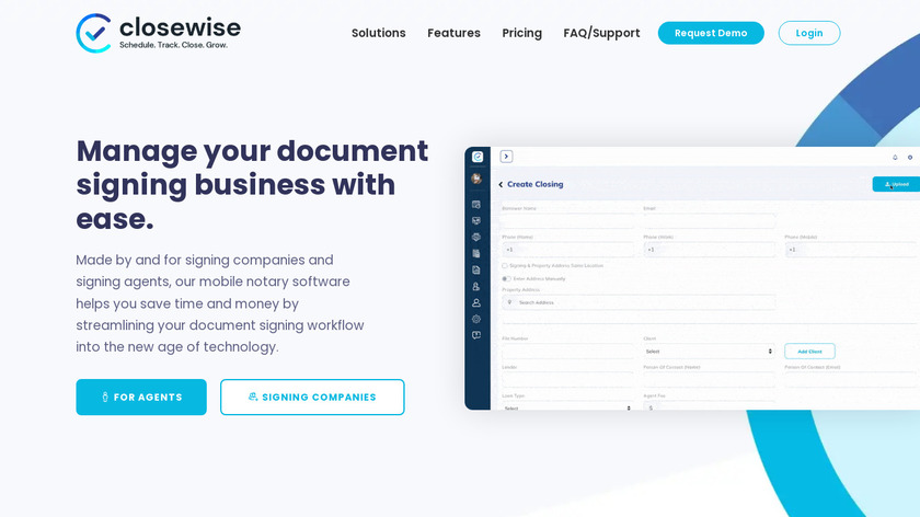 CloseWise Landing Page