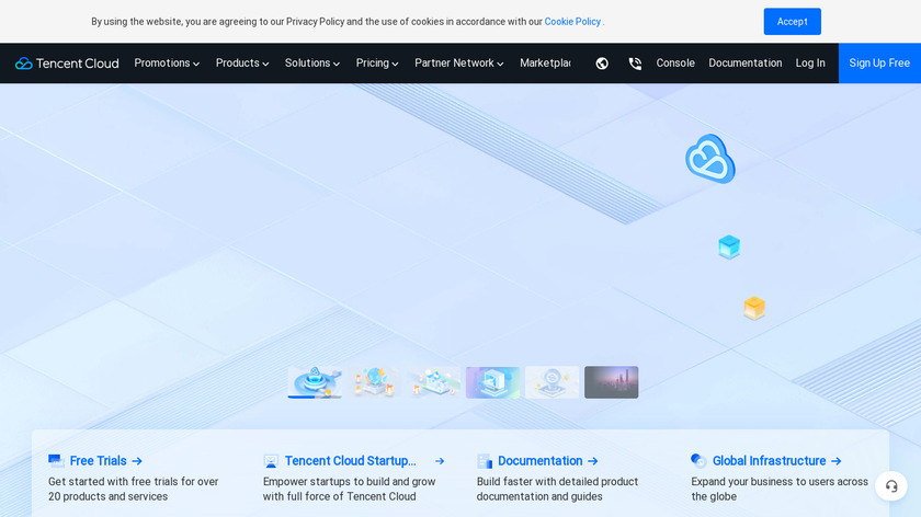 Tencent Cloud – International Landing Page