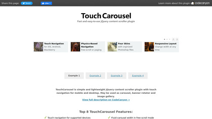 TouchCarousel screenshot