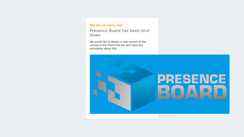Presence Board Landing Page