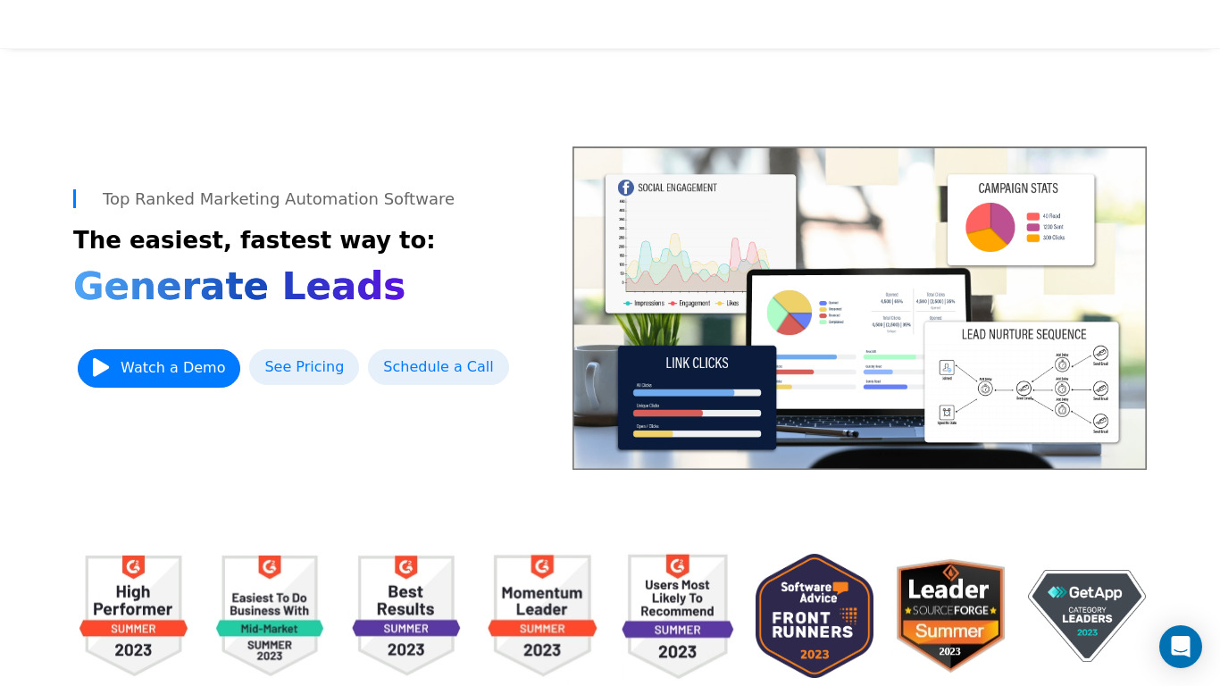 Vbout Landing page
