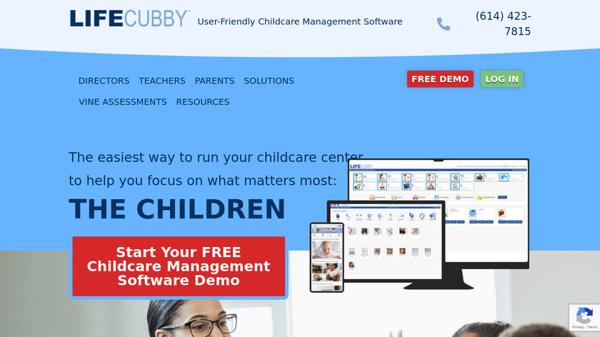 LifeCubby Landing Page