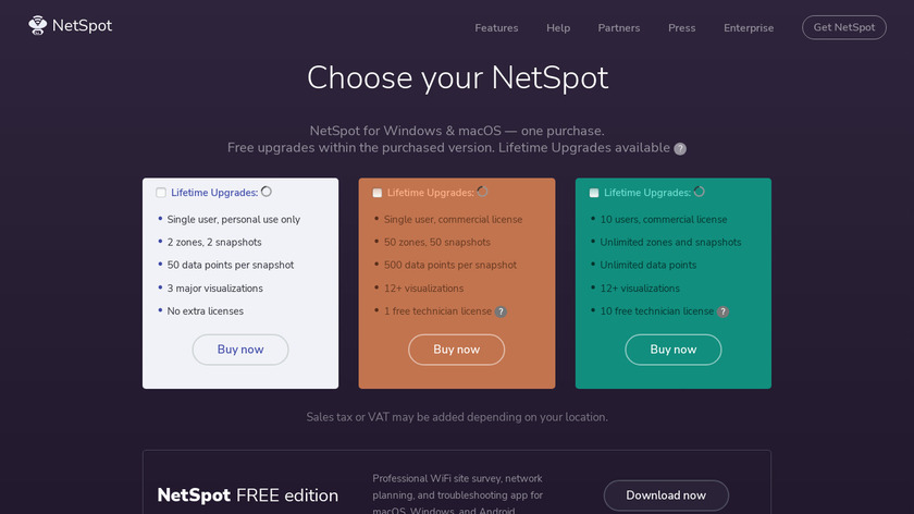 NetSpot Pro Landing Page