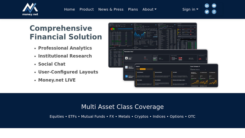 Money.Net Landing Page