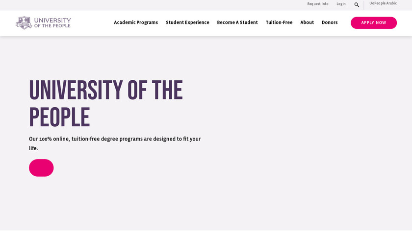 University of the People Landing Page