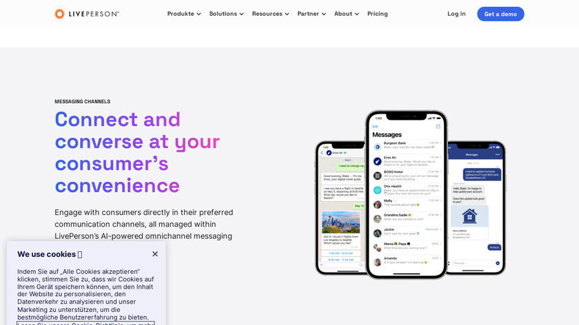 LiveEngage Landing Page