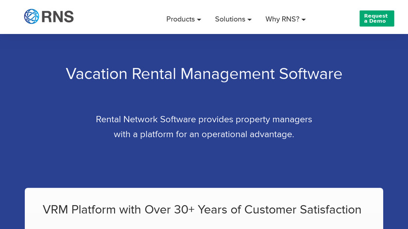 Rental Network Software Landing Page