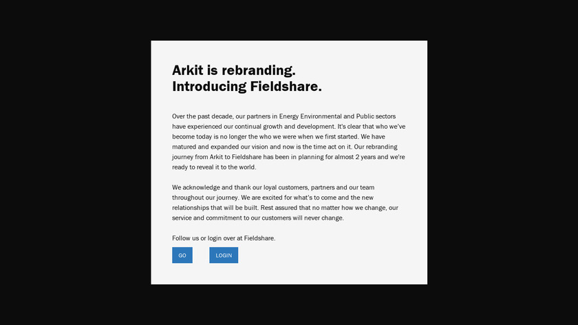 Arkit.io Landing Page