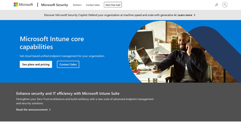 Microsoft Intune Landing Page