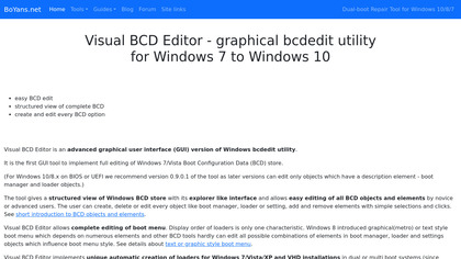 Visual BCD Editor image