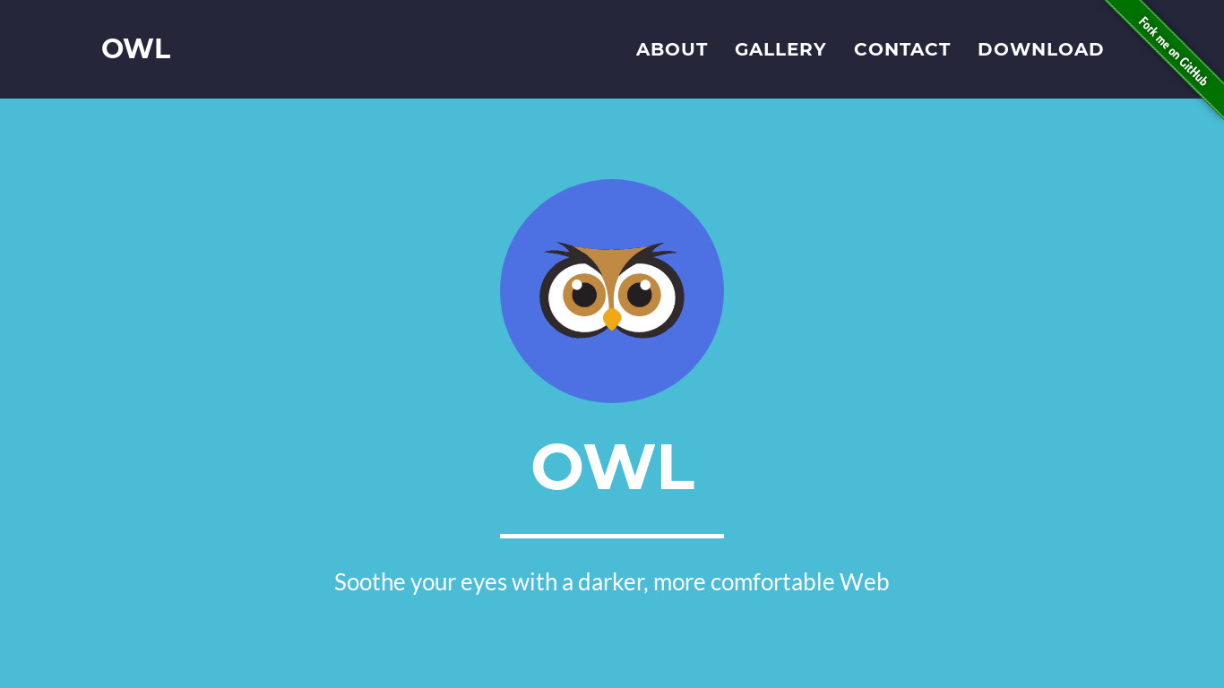 Owl Landing page