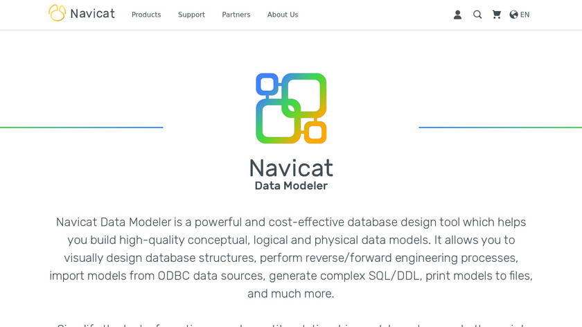 Navicat Data Modeler Landing Page