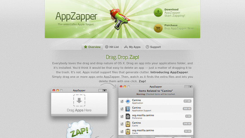 AppZapper Landing Page