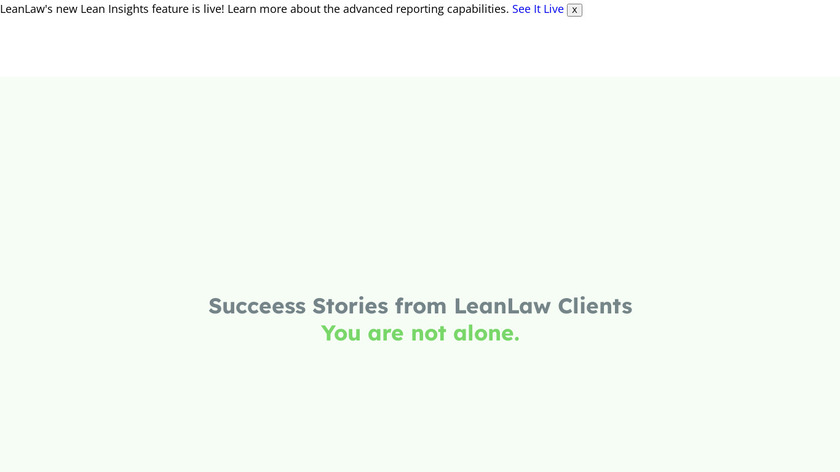 LeanLaw Landing Page