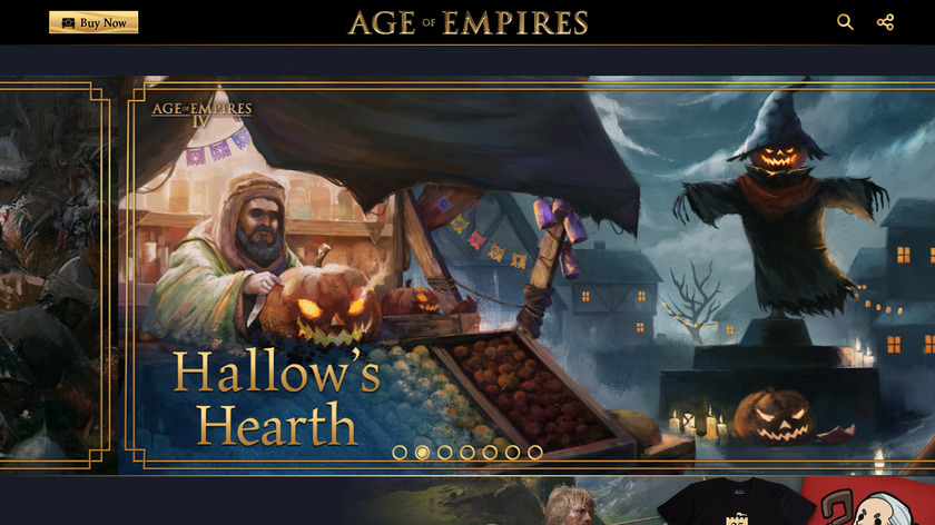 Age of Empires Landing Page