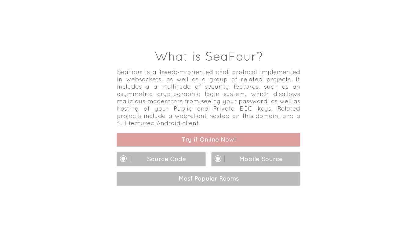 SeaFour.club Landing page