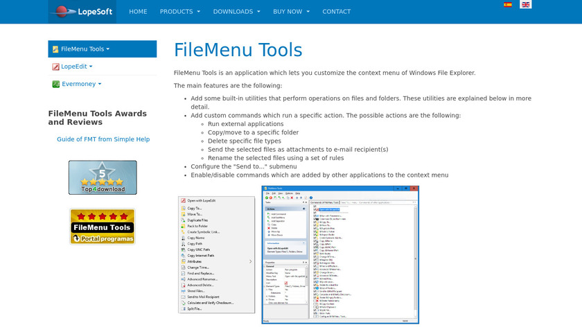 FileMenu Tools Landing Page