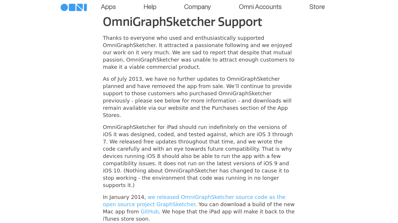 OmniGraphSketcher Landing page