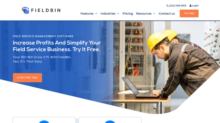 Fieldbin Landing Page