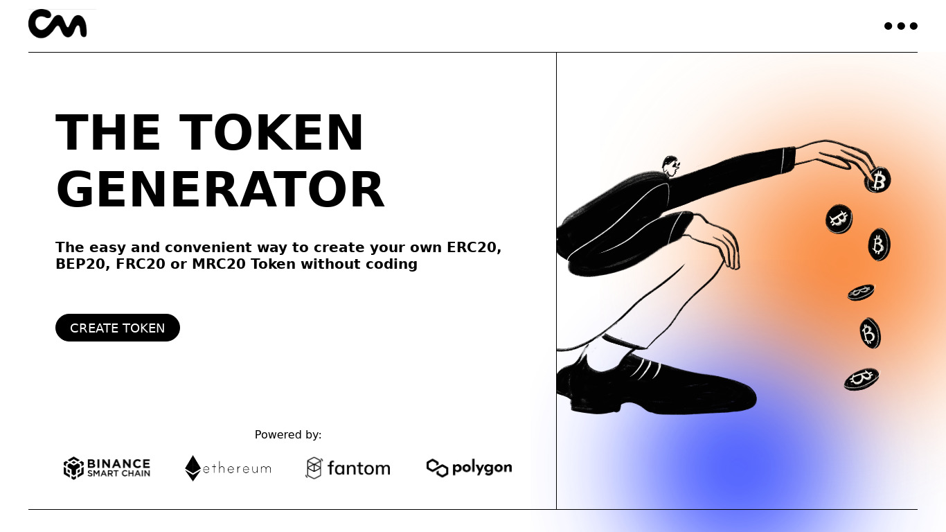 lgctoken Landing page