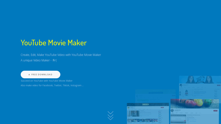 YouTube Movie Maker Landing Page
