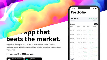Kappa: Stocks Screener image