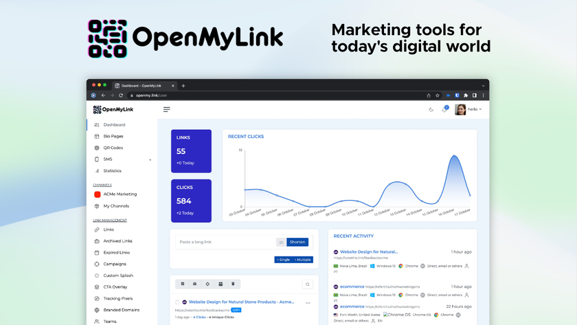 OpenMyLink Landing Page