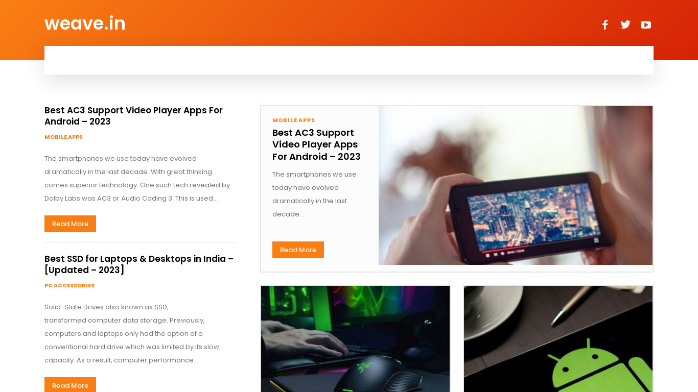 Weave Product Hunt Group Landing page
