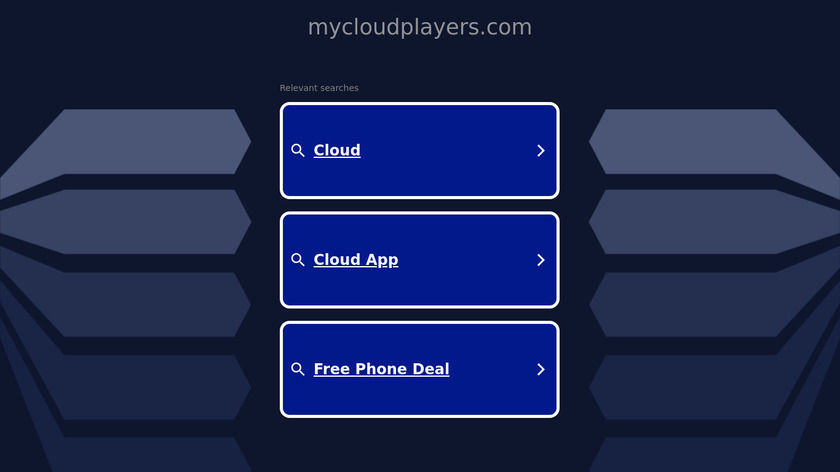 My Cloud Player Landing Page