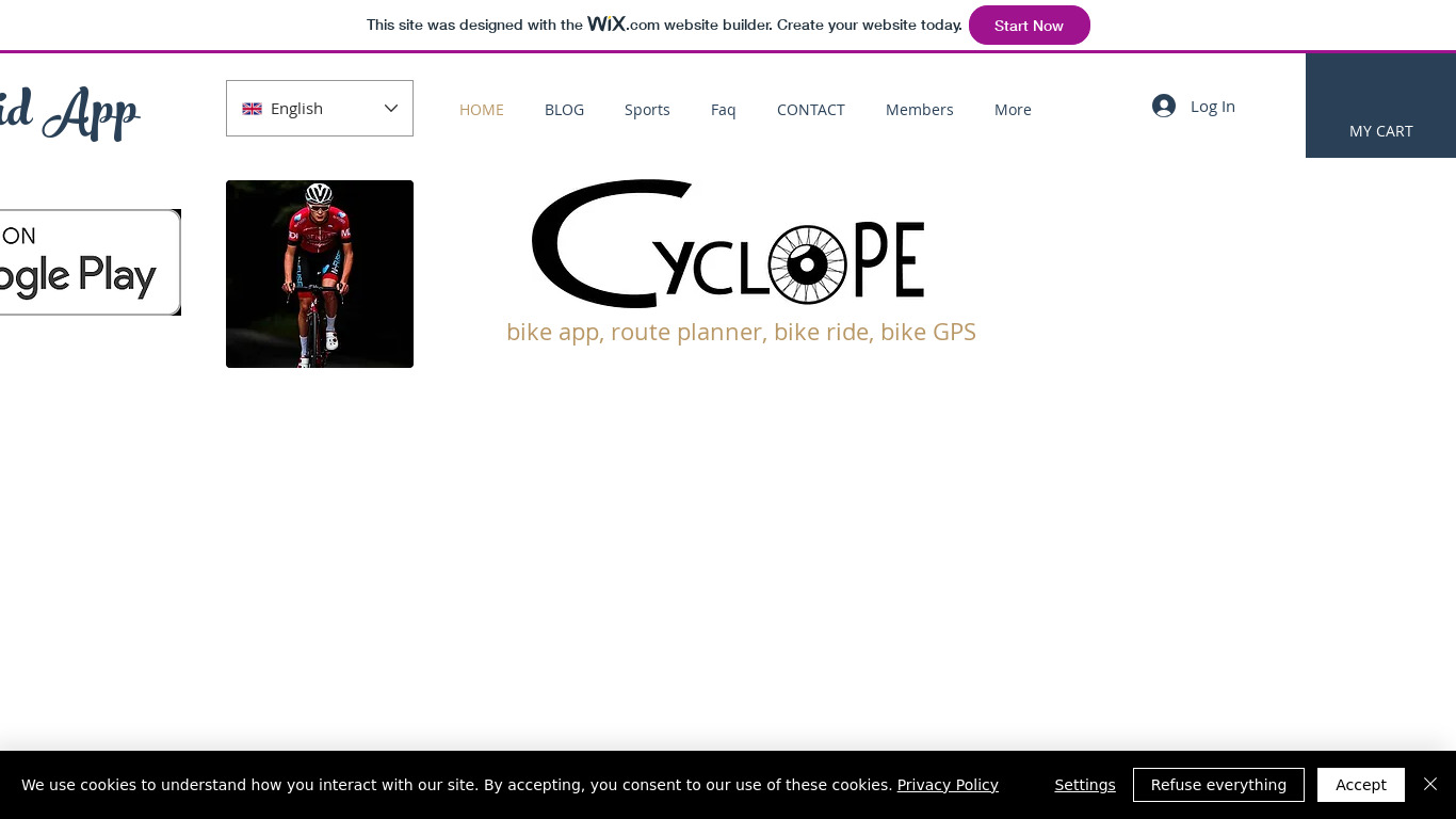 Cyclope Landing page