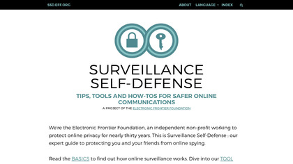 Surveillance Self-Defense screenshot