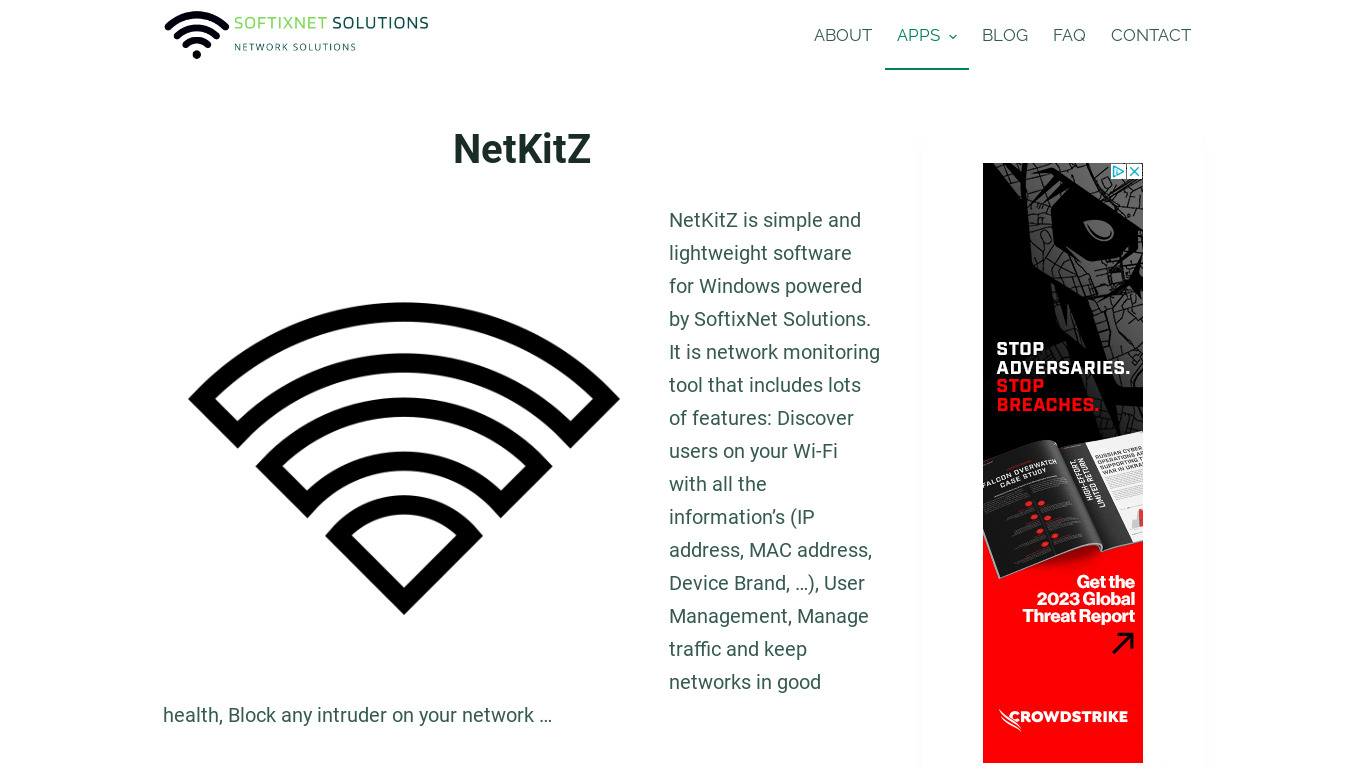 NetKitZ Landing page