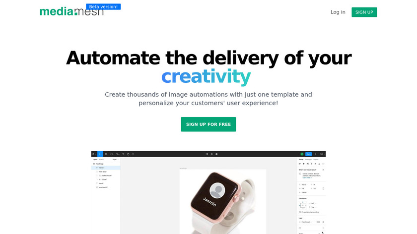 Media-Mesh.io Landing Page