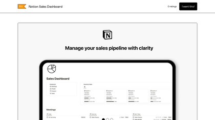 Notion Sales Dashboard image