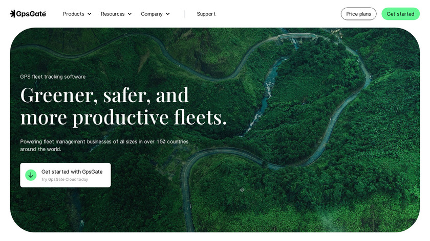GpsGate Landing Page