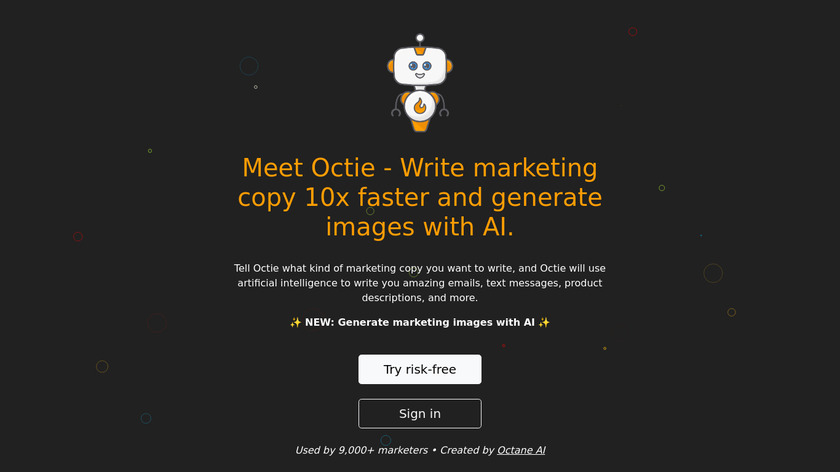 Octie Landing Page