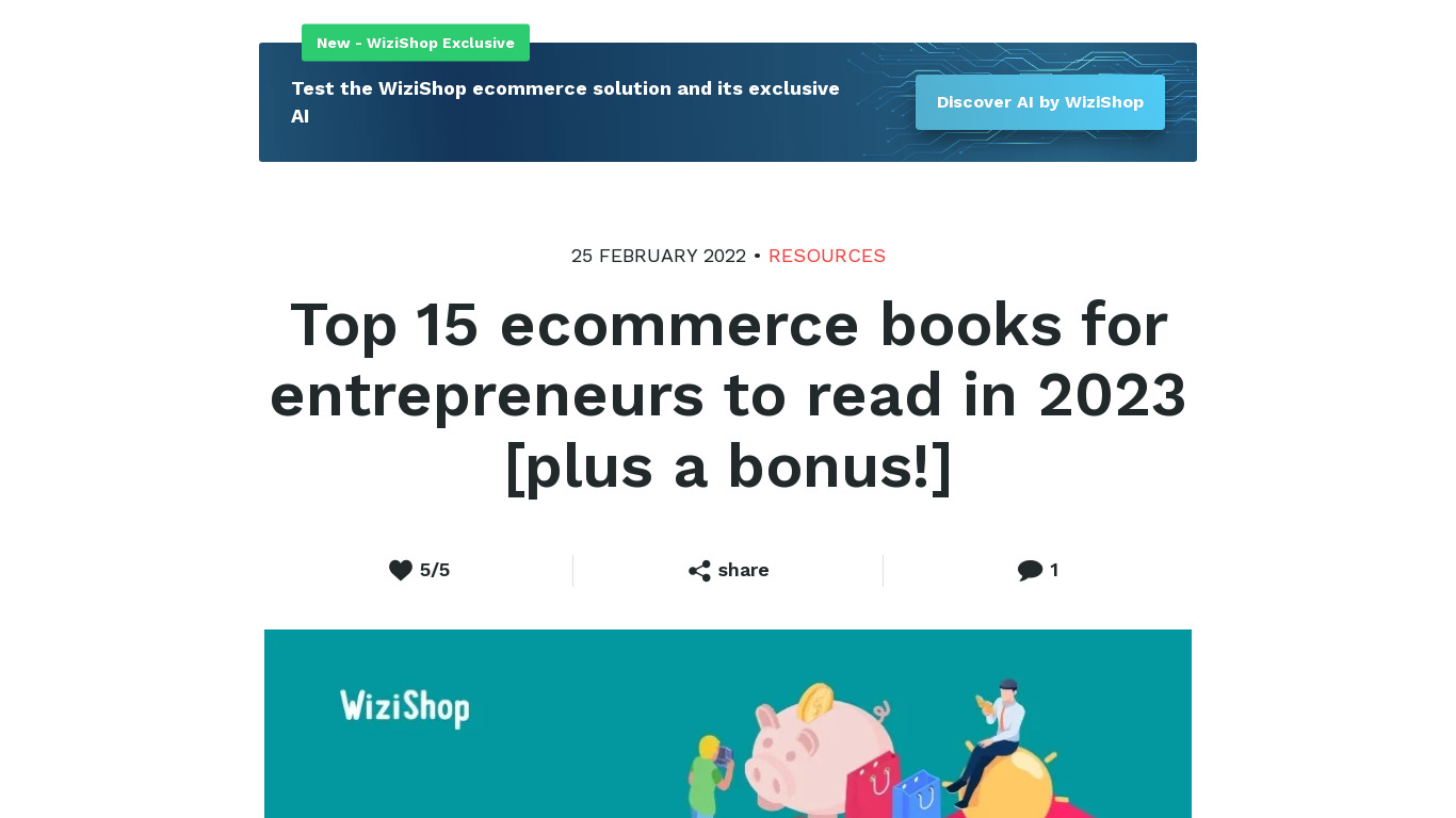 Free eCommerce eBook Landing page