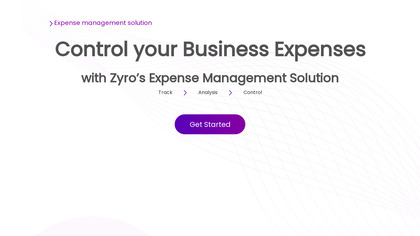 Zyro Expense Management System image