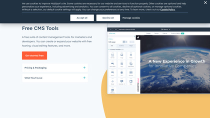 HubSpot Free CMS image