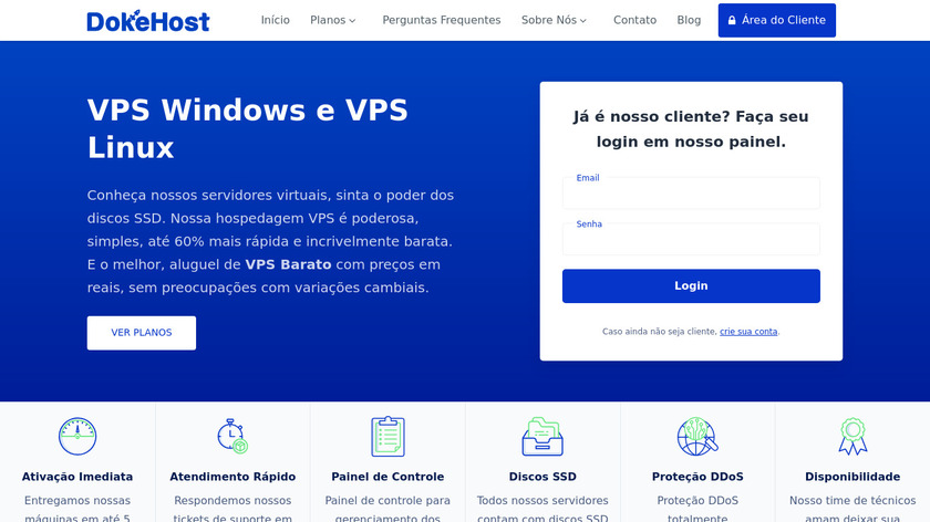 DokeHost Landing Page