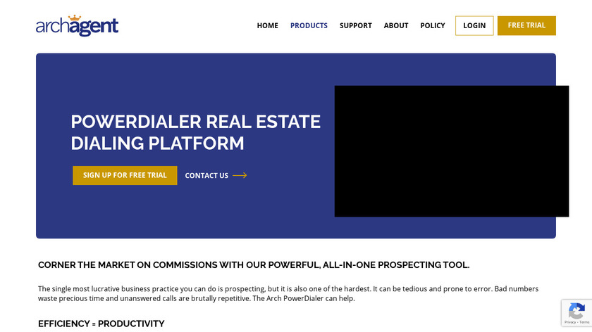 ArchAgent PowerDialer Landing Page