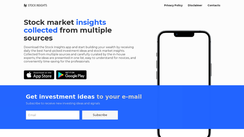 Stock Insights Landing Page