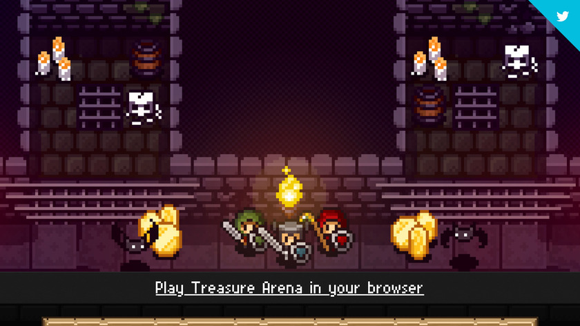 Treasure Arena Landing Page