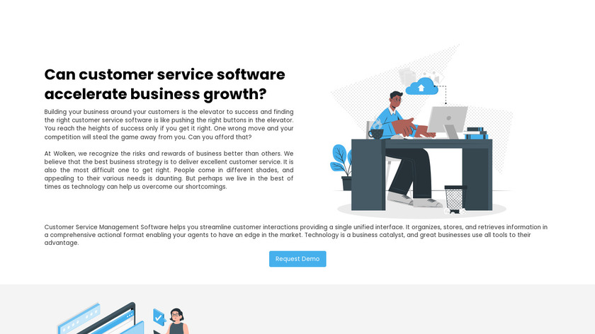 wolken Landing Page