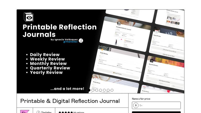 Printable Reflection Journals + eBook Landing Page
