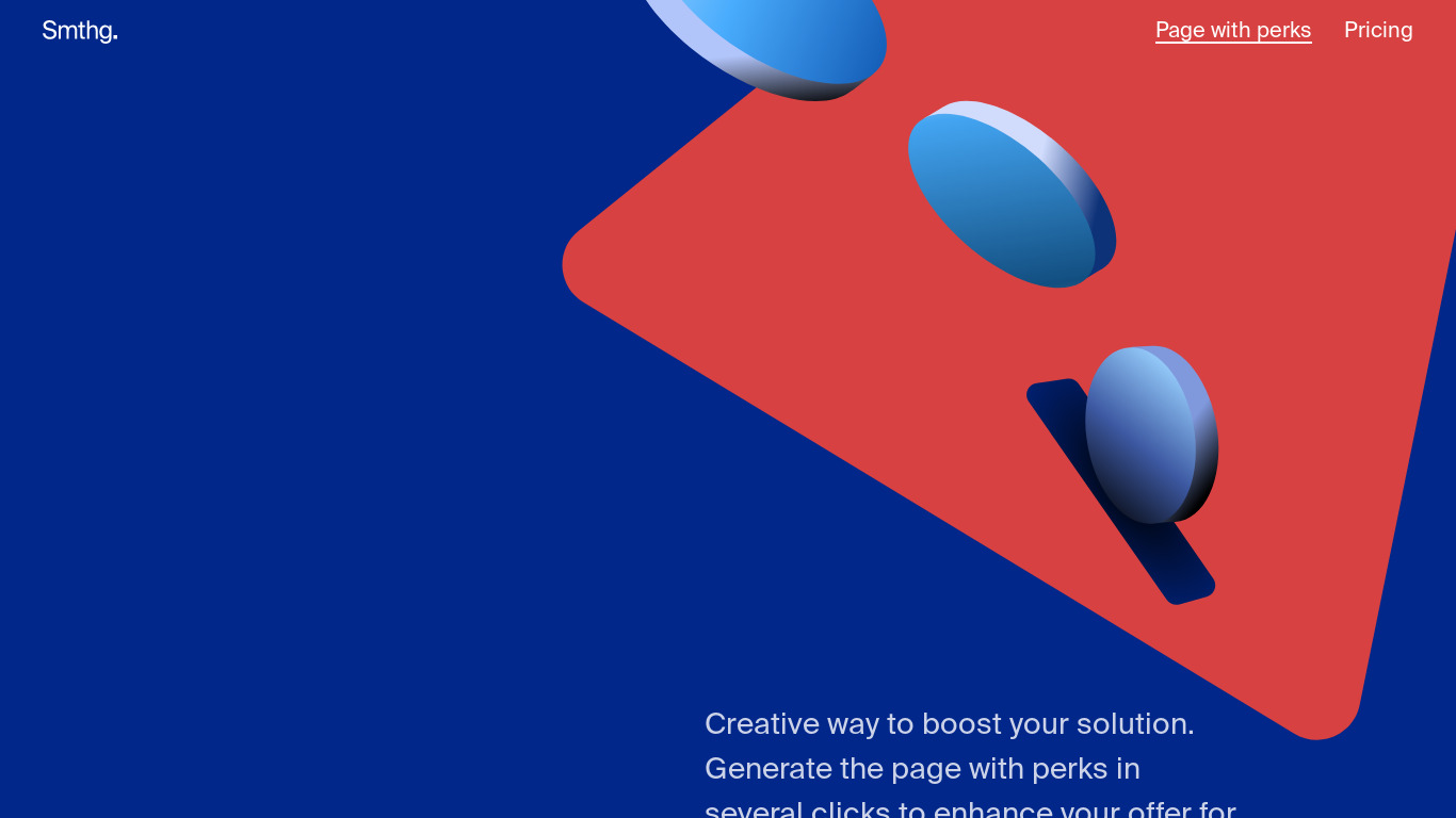Smthg Landing page